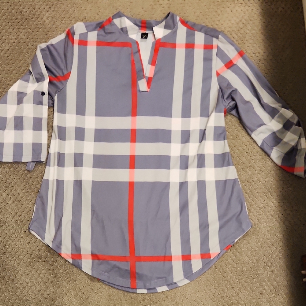NEW Haute Edition Women's 3/4 Sleeve Tunic Top Size XL